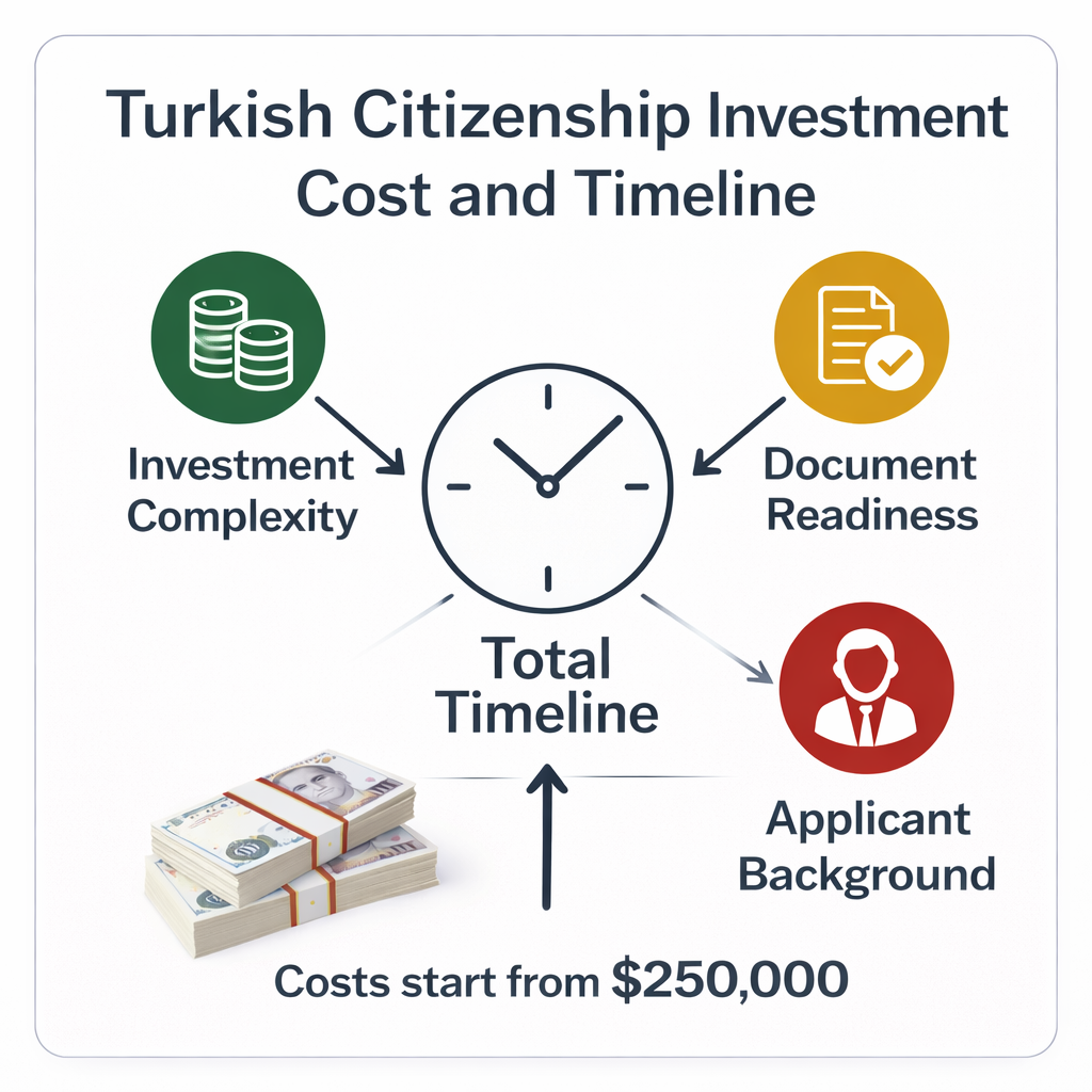 Turkish Citizenship Investment Cost and Timeline