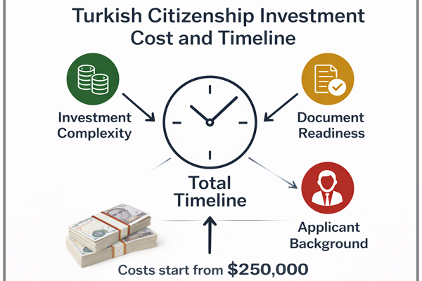 Turkish Citizenship Investment Cost and Timeline